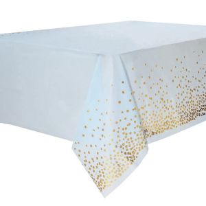 PEVA Birthday Dessert Rectangle Printed Tablecloth Custom Color