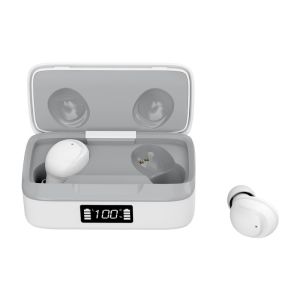 Magnatic Silicone Caps 400mAh Waterproof Wireless Bluetooth Earbuds