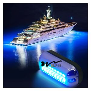 China IP68 Ocean Led Underwater Lights LED Marine Lights Boat Transom Lights on sale