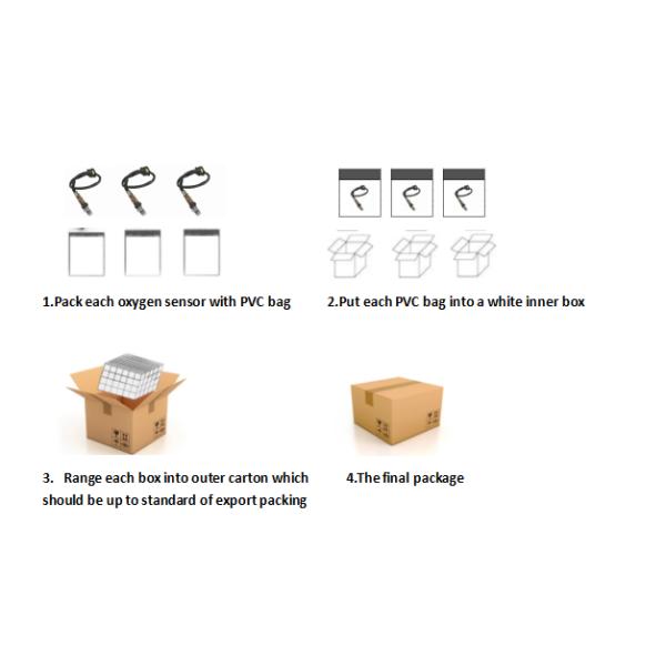 Standard Size Rear Auto Oxygen Sensor OEM 89465-68050 For TOYOTA