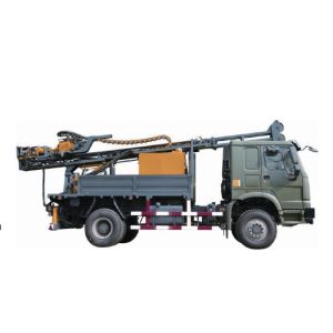 China 1300m Hydraulic 3070Nm Diesel Truck Mobile Drilling Rigs on sale
