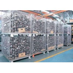 Customized Large Foldable 1500kg Wire Mesh Storage Cages Odm