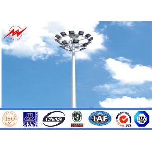 China 10m 20m 25m 30m high mast tower flood lighting poles for stidum on sale