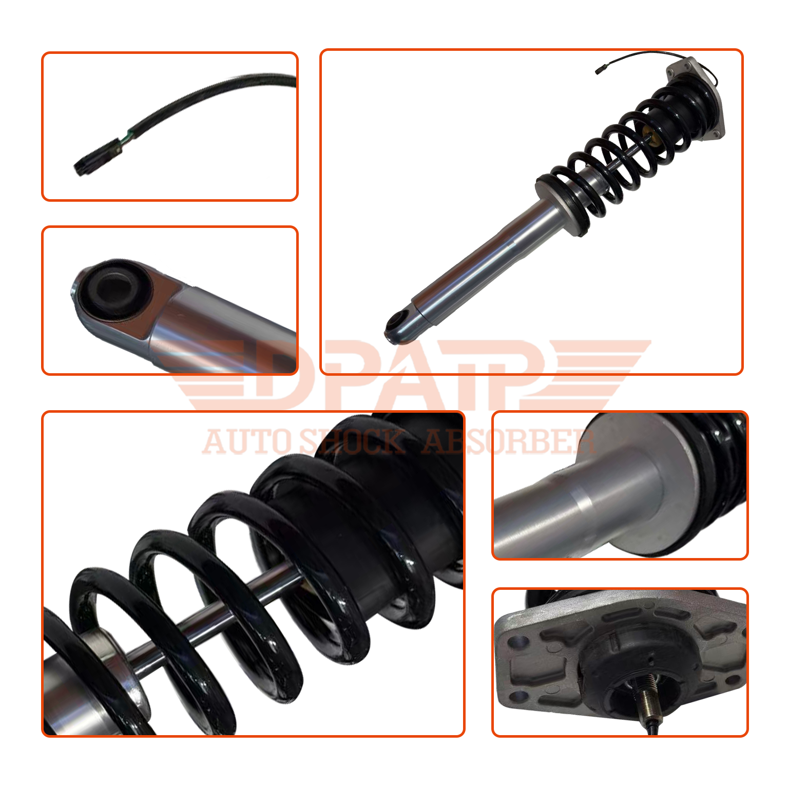 Auto Part 248256 Coilover Kits Suspension Spring Strut Rear Shock Absorber Inductive Damper for Maserati Quattroporte M139 2007-