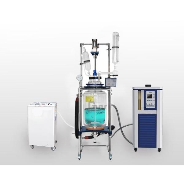 Glass Bioreactor 10L with High & Low Temperature Circulator
