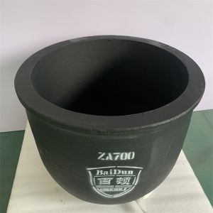Smooth Surface SiC Graphite Crucible for Zinc Melting Up To 1600C Temperature