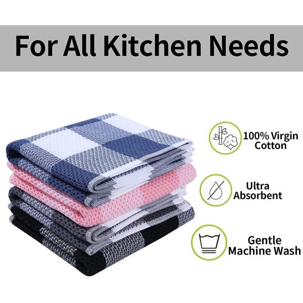 Thickened Square Waffle Towel Custom Pure Cotton Honeycomb Towel for Promotion Gift