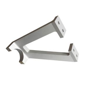HAVC Aluminum Profile Bracket , Bracket Aluminium Profile Silver Sandblasting