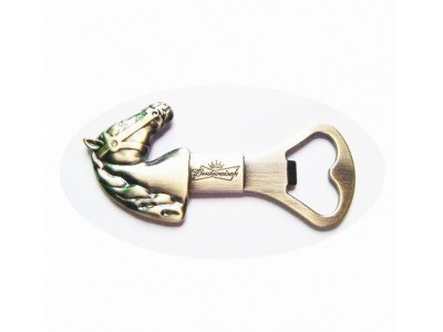 Promotion Gift 2D Horse Head Beer Bottle Opener,Die casting zinc alloy horse head shape beer bottle opener, debossed log