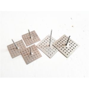 Zinc Plated Perforated Metal Base Insulation Anchor Pins