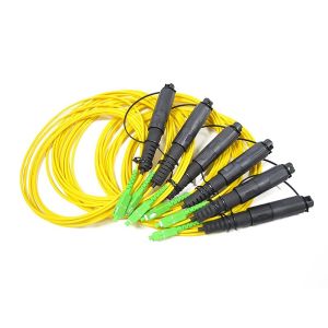 Single Tube Singlemode FTTH Solution Cable OptiTap To SC APC Jumper Type
