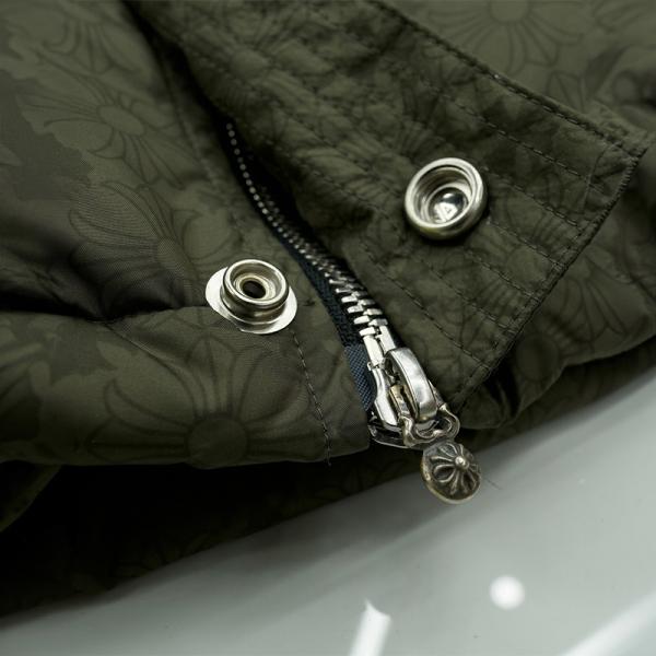 Winter Warm Cropped Down Jacket Collar Zipper Dtg Print Puffer Crop Jacket