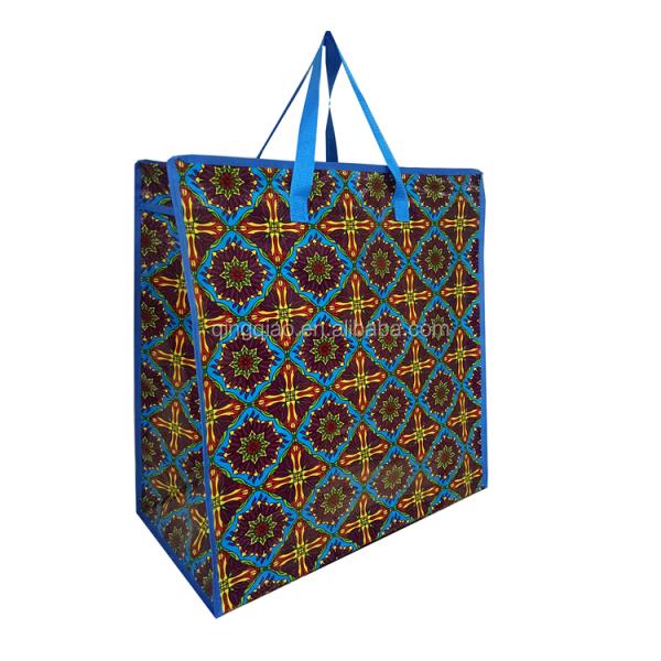 Grocery Woven Shopper Non Woven Poly Bags Lamination Woven Reusable Shopping Bag