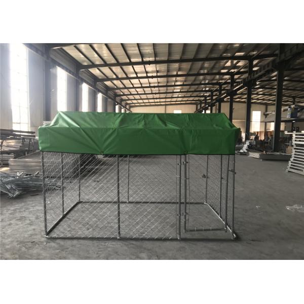 32mm DIY chain link dog kennel/ fence 7.5x13x6ft(2.3x4x1.8) 32mm thickness 1.0mm chain wire 60mmx60mm x3.00 dog fence