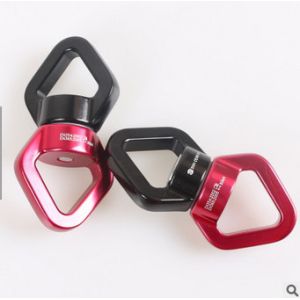Heavy duty double loop spinning swivel.Climbing carabiner