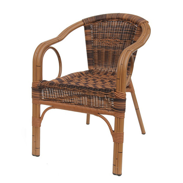 Buy Waterproof Rattan Wicker Chairs Antique Patio Arm Chairs at wholesale prices