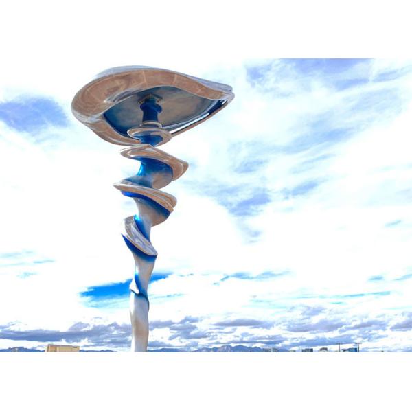 OEM 300cm High Stainless Steel Landscape Sculpture