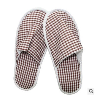 Buy New customed logo promotional cheap hotel cloth slipper at wholesale prices
