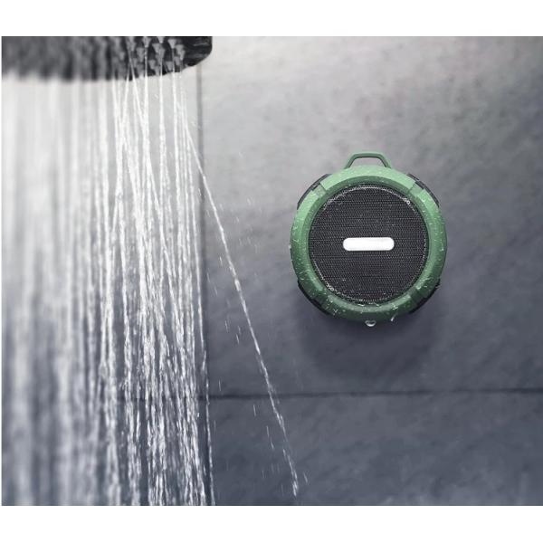 waterproof mp3 player C6 IP65 Waterproof Wireless Bluetooth Speakers Waterproof for Outdoor Indoor and Use in shower for