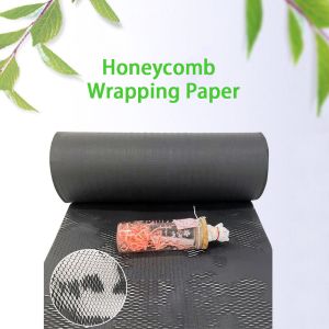 Multifunctional Honeycomb Wrapping Paper Roll Customized Kraft brown