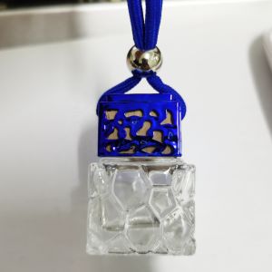 8ml Exquisite Honeycomb Car Perfume Bottle Empty Hanging Diffuser