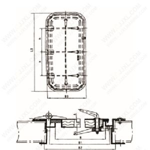 China Aluminium Weathertight Door on sale