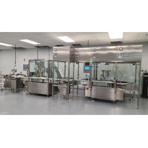 Double Station Argon Filling and Liquid Filling Line with Turntable