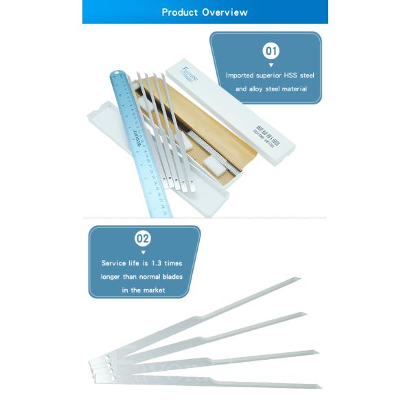 22217005 Blade Knife M2 Alloyed Steel 45 Degrees For Gerber Cutter GT7250