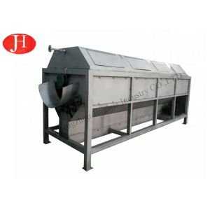 Stainless Steel Cassava Flour Peeling Machine Automated Operation Low Noise