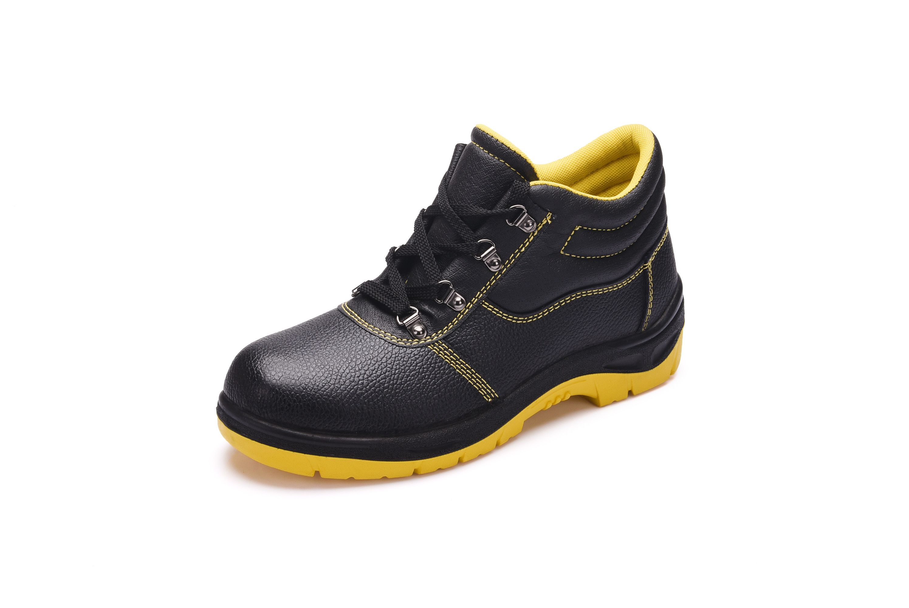 Genuine Leather Composite Safety Shoes Anti Puncture With Protected Toe