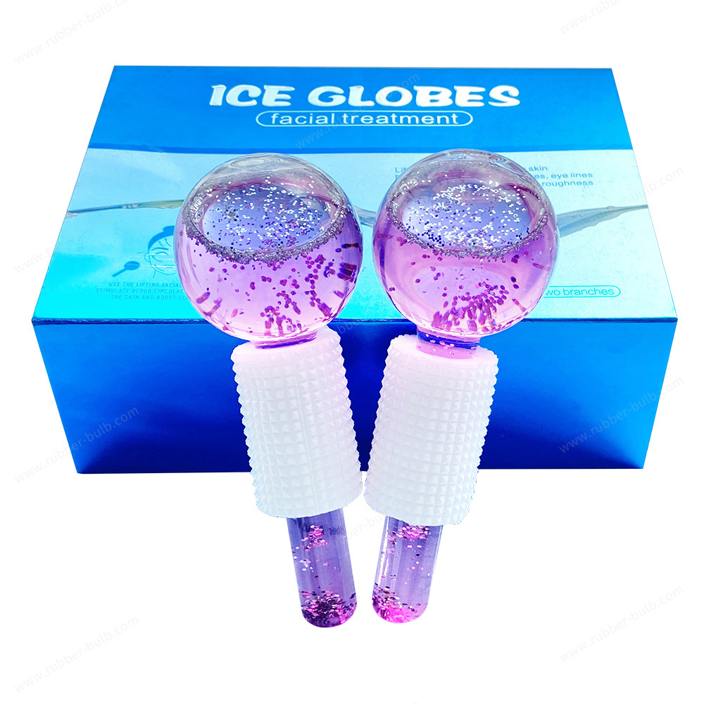 Face Ion Ems Ice Globe Facial Massager Fraicheur Ice Globes Roller Ball Facial