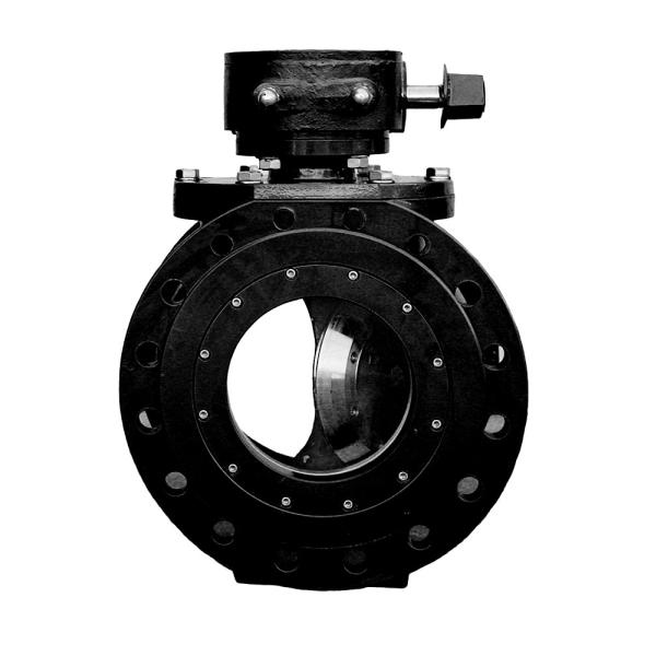 Single Seat Design Half Ball Valve , Small Fluid Resistance Metal Seated Ball Valve
