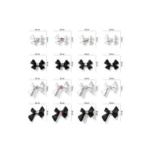 Quality Nail art Charms Accessories colorful frosted 3d nail art bow Beauty nail Art Decorations for sale
