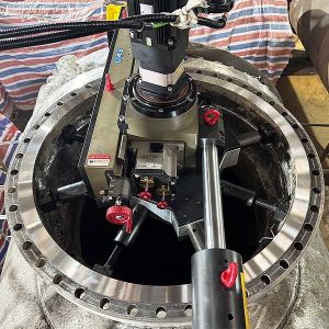 Quality 59 Inch Portable Flange Facer ID Mounted Tool For Flange Refacing for sale