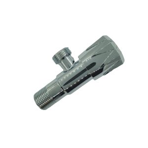 Plated SS Angle Cock Valve Toilet Wall Mounted Shower Valve