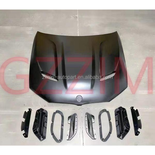 Car Engine Cover Stainless Steel Hood Bonnet For BMW 2018-2021 G30 38 Changed To CS Style
