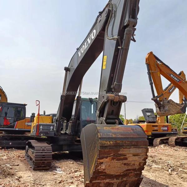 Volvo EC480 Used Excavator with 225 kw and 2.2M³ Bucket Capacity in Good Condition