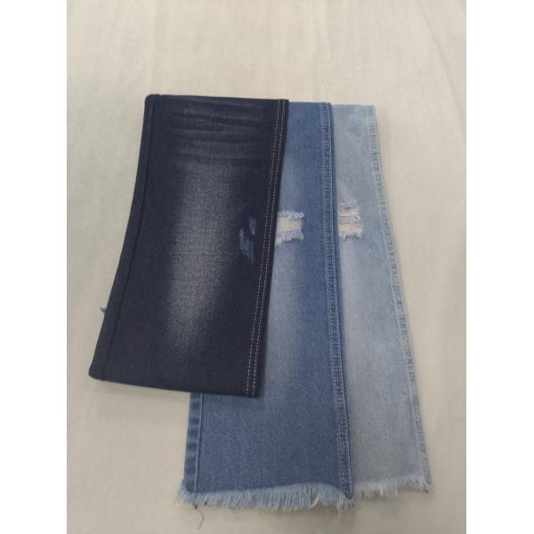 85%Cotton No elastic Cotton Polyester DARK INDIGO 170cm Denim fabric 8x7 JSD3258