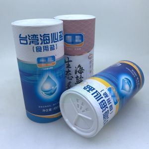 OEM Customized Round Cylinder Paper Tube Paper Packaging Jar with Rotating