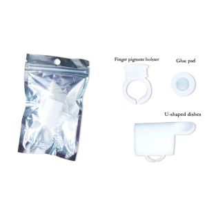 China QEM / ODM Permanent Makeup Tattoo Kit Eyelash Extension Glue Device Eyelash Holder Set on sale