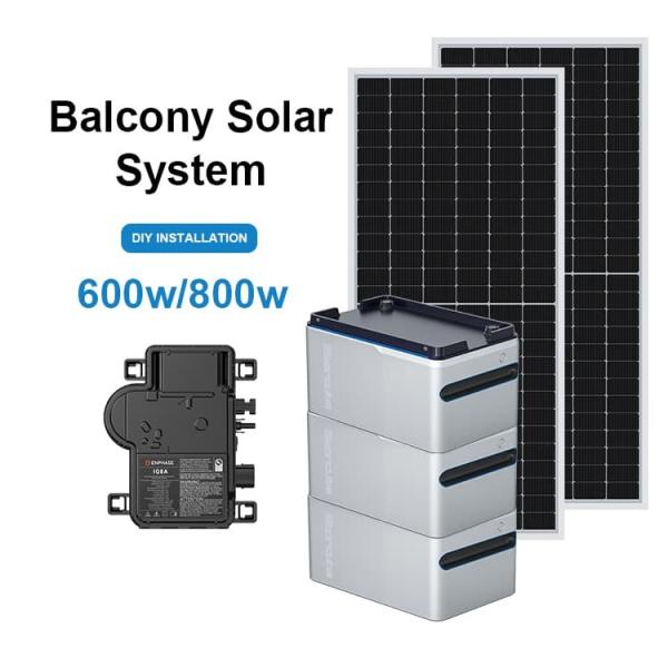 Buy Germany Warehouse PV Solar System Balcony Power Plant 600W 800w Balkonkraftwerk at wholesale prices