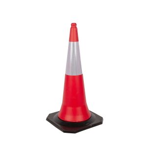 Quality 100cm Saudi Hot-selling Reflective Traffic Control Safety Road Cone for sale