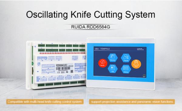 Buy Ruida Single Track Oscillating Knife Cutting Controller RDD6584G 8 Axes at wholesale prices