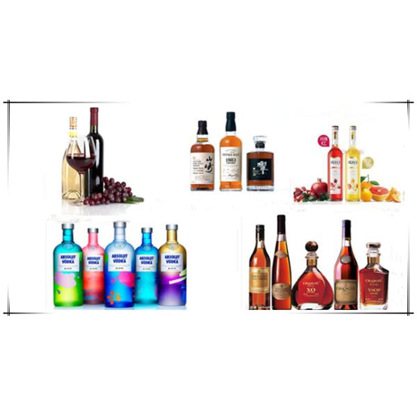 Wine / Vodka / Whiskey Glass Bottle Cleaning Machine Automatic With Filling Function