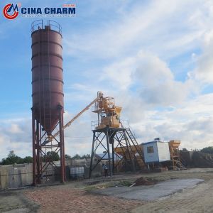 4.1m Dry Powder Dry Concrete Batching Plant Small Mixing Plant HZS35