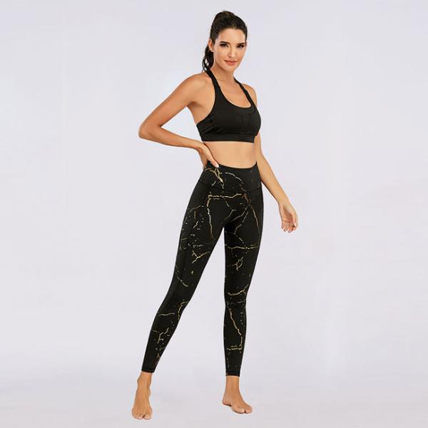 Hot Stamping Womens Workout Leggings