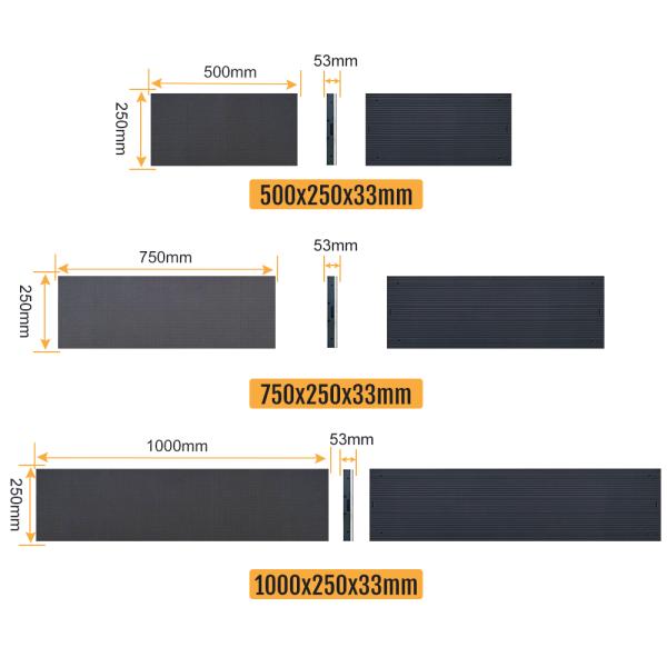 Supermarket Ultra Thin Digital Advertising Screen P1.56 P1.95 P2.5 gob Shelf Edge Led Display