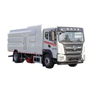 China Dongfeng 4x2 Vacuum Road Electric Sweeper Truck for Street Cleaning and Energy type Pure Electric on sale