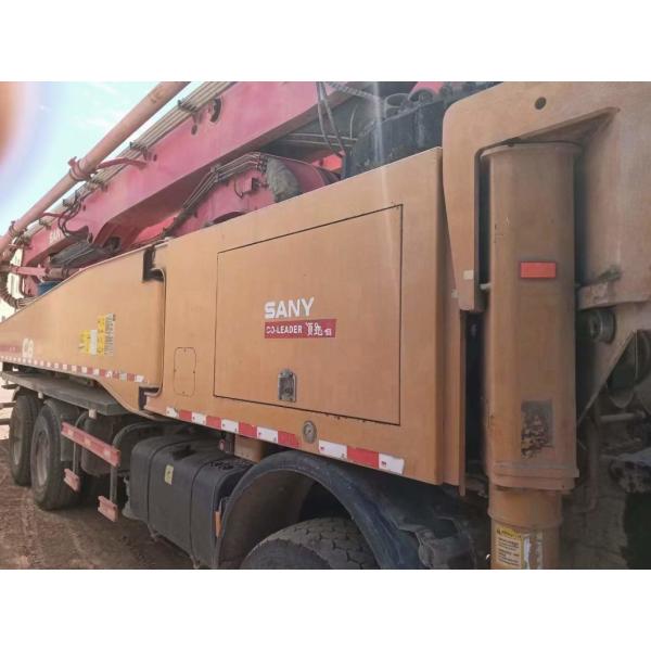 2014 Used Concrete Pump Truck 52m Concrete Mixer Machine Mercedes Benz Truck Mounted Pump