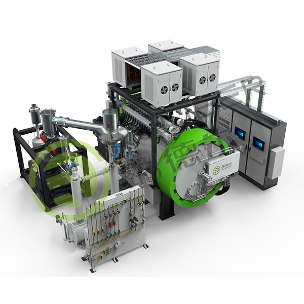 5518 Partial Pressure Sintering Furnace For Silicon Nitride / Aluminum Nitride /